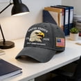 thumbnail image 5 of WKSCLPAI US 250th Anniversary Baseball Cap, Bald Eagle Flag Pattern Printed Patriotic 1776-2026 Adjustable Unisex Hat for 4th of July & USA 250 Year Celebrations, Black, 5 of 8