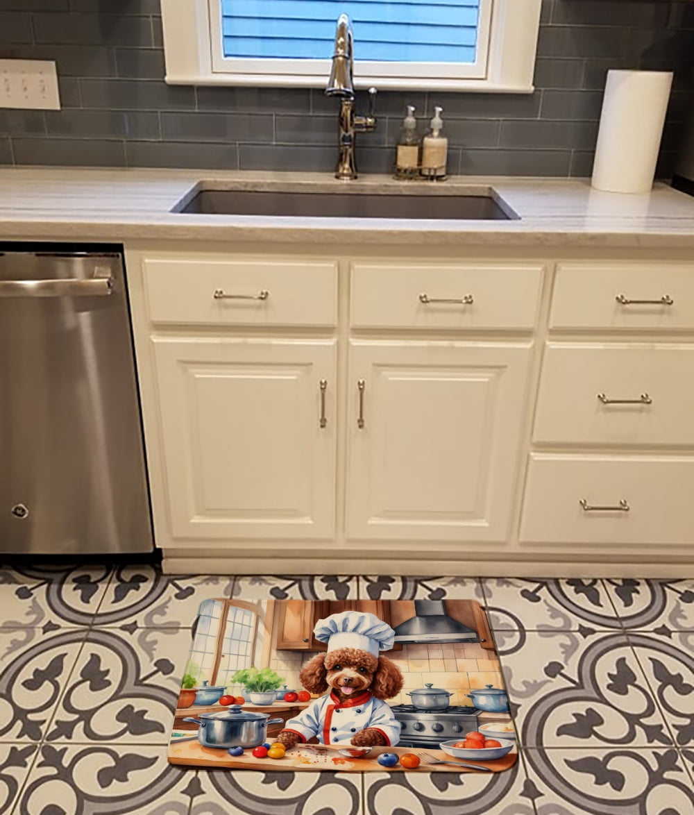 Yorkie Yorkshire Terrier The Chef Memory Foam Kitchen Mat