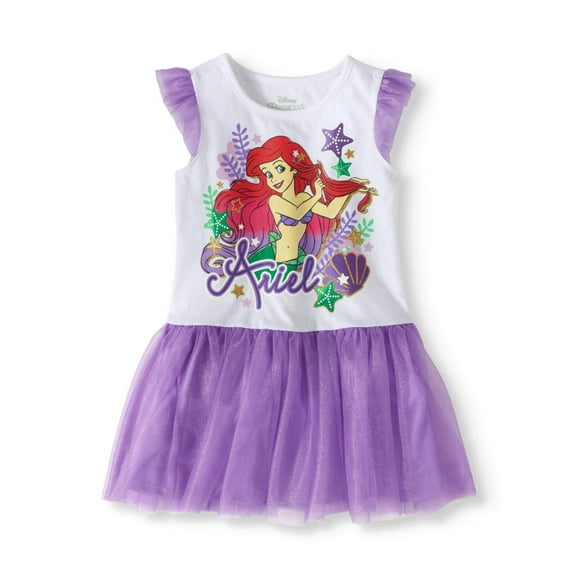 Ariel Toddler Girl Sleeveless Tutu Dress