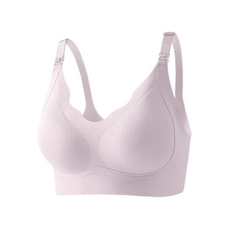 Gunia Womens Maternity Sports Bra Thin & Nursing Bra Spring/Summer Lift & Shape With Side Support Wire Clip Up Design Comfortable Underwear