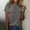 Black, variant on ATENAR T Shirts for Women Printed Shirts Crew Neck Short Sleeve Tops Coffee 4XL