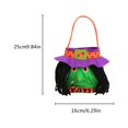 thumbnail image 2 of Sunisery  Halloween Candy Bags Snack Storage Basket Trick or Treat Goody Bags Non-woven Pumpkin Bucket Bags with Handles, 2 of 6