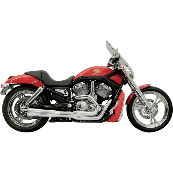 Bassani Road Rage II B1 Power Series Chrome 2-into-1 Exhaust System (1V18R)