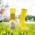 thumbnail image 3 of Calcetines antideslizantes unisex para fútbol, ​​calcetines deportivos para ciclismo, calcetines para correr (amarillo) Likrtyny Deportes al aire libre Salida diaria Juego de fiesta, 3 of 7