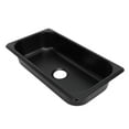 thumbnail image 1 of Drop In Kitchen Sink, 12.8x6.93x2.56inch Rectangle Undermount Bar Sink with 40mm Outlet, Rubber Gasket, Efficient Drainage Stainless Steel Sink Single Bowl for RV, 1 of 7