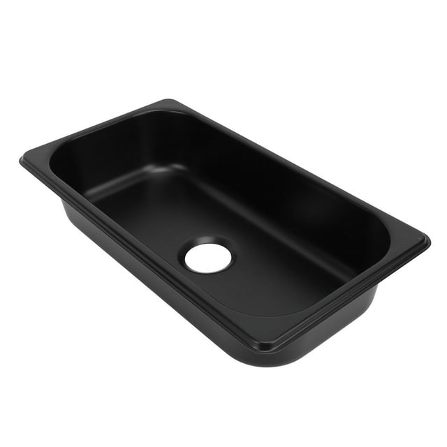 Drop In Kitchen Sink, 12.8x6.93x2.56inch Rectangle Undermount Bar Sink with 40mm Outlet, Rubber Gasket, Efficient Drainage Stainless Steel Sink Single Bowl for RV