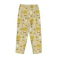 thumbnail image 5 of Balery Cute Bee Gnomes print Women's Pajama Pants,Ultra Lightweight Pjs,Lounge Pant-X-Large, 5 of 9