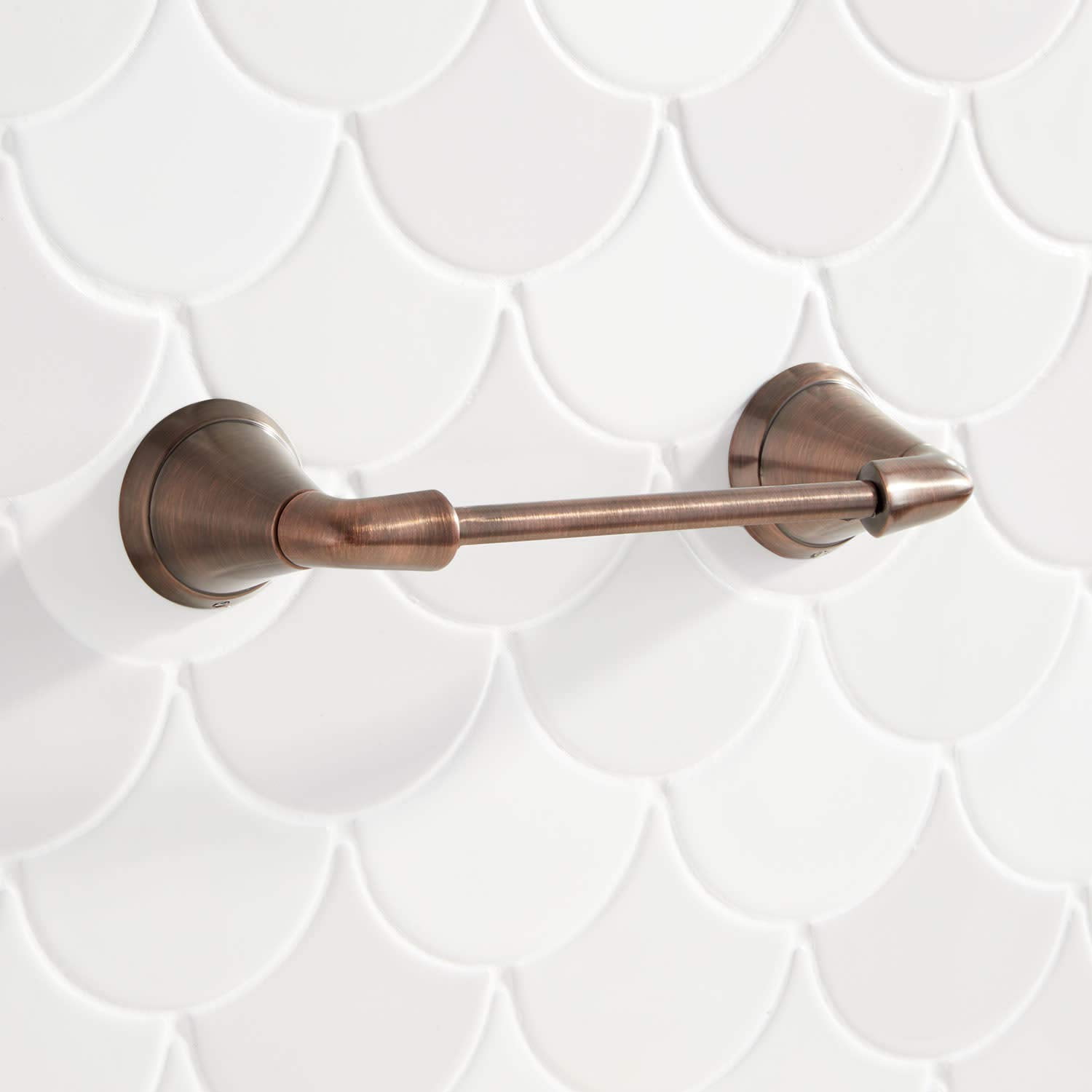 Open Box Signature Hardware 476992 Provincetown Wall Mounted Pivoting Toilet Paper Holder