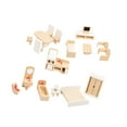 thumbnail image 2 of Muebles de casa de muñecas de madera, juguete de casa de muñecas, muebles de casa de muñecas realistas, juguetes, modelo de muebles en miniatura para, 2 of 9