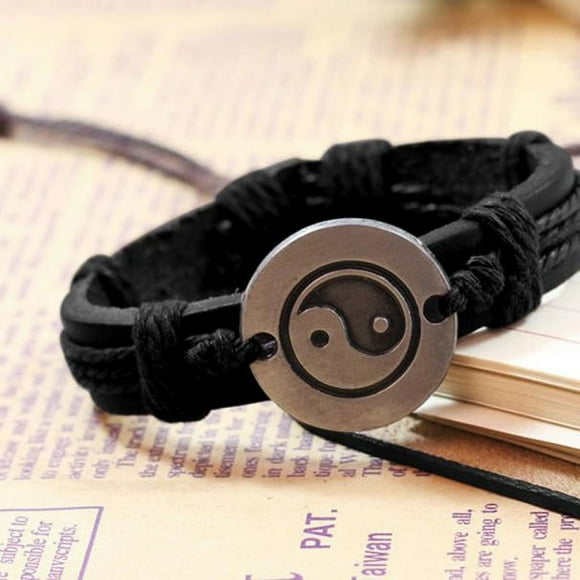 FcBaudy Bracelets pour Femmes, Cadeaux pour Femmes Bracelet Tai Chi Ying Yang Hommes Femmes Bracelet