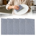 thumbnail image 2 of 5 Scouring Pads, Gray, 14*9 Cm, Mohdy Plastic Household Cleaning Cloth, Grey White Scouring for Household Kitchen Dishwashing Brushing Pots and Cleaning Utensils Scouring for Cleaning, 5, 2 of 9