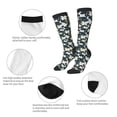 thumbnail image 6 of Lsque Lilies Flowers Printed Crew Socks Men's Women's LightWeight Thin Casual Calf Socks ,Knee High Socks,Cotton Socks, 6 of 9