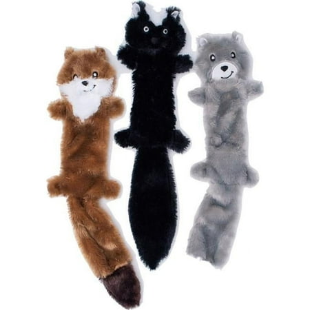 UPC: 0818786019860 | Zippypaws ZP986 Skinny Peltz Forest Mix Dog Toy – Large – Pack of 3