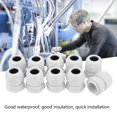 thumbnail image 1 of Ccdes Nylon Cable Waterproof Connector, Cable Gland Connector, 10Pcs For Machinery Control Boxes, Distribution Panels Electrical Appliances, Machines, 1 of 8