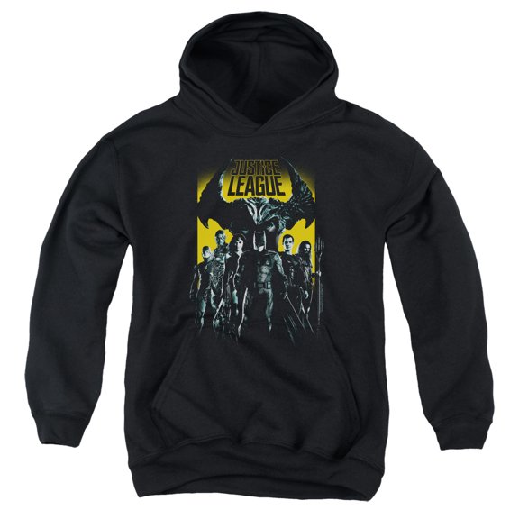 Justice League Movie - Stand Up To Evil - Youth Hooded Sweatshirt - Medium