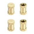 thumbnail image 4 of HUGFEGWE M3x10mm Female Thread Knurled Nuts Hx4mm OD Brass Threaded Insert Embedment Nuts Hydraulic Welded Joint Injection Molding Assortment Kit for 3D Printing Injection Molding 100PCS CJB91-25019, 4 of 7