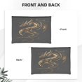 thumbnail image 2 of Susaid Golden Dragon Tattoo Art Print Makeup Mini Bags for Women Multi Color Cosmetics Bag Travel Toiletry Bag Pencil Pouch Blank Makeup Bags with Zipper, 2 of 7