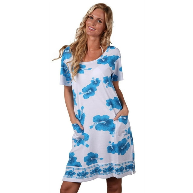 Ingear Beach Dress Short Cotton - Walmart.com
