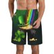 thumbnail image 1 of Balery St. Patrick's Day4 Traje de Baño Estilo Hawaiano para Hombre, Shorts de Secado Rápido con Bolsillos-Large, 1 of 6