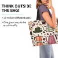 thumbnail image 2 of Easygdp Vintage Coffee Bolsas Tote para Mujer, Bolsos de Hombro para Viaje, Bolsos de Mano de Gran Capacidad para Compras y Trabajo, 2 of 8