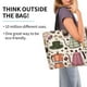 thumbnail image 2 of Balery Vintage Coffee Bolsa Tote Estilo Estético con Cremalleras, Bolsa de Hombro, Bolsa de Compras Grande y Plegable, 2 of 8