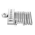 thumbnail image 4 of 11 Pieces Die Punch Snap Kit Practical Punch Buttons Set for w/ Base for Punch H, 4 of 9
