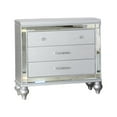 thumbnail image 3 of Sterling Mirror Framed Nightstand Made with Wood in Silver, 3 of 6