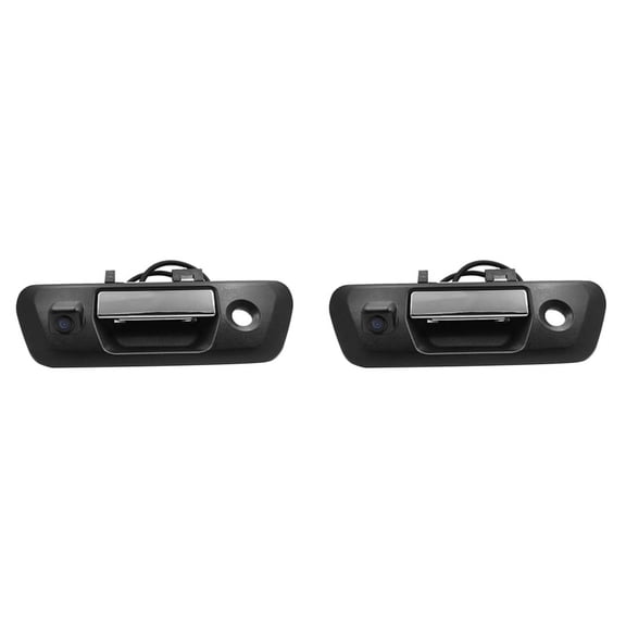 2X Rearview Backup Camera Handle Camera Vehicle Backup License Plate Cameras Night Vision for NP300