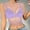 Purple, variant on Tshirts Shirts for Women Rhinestone Mesh Sleeveless Crew Neck See Through Crop Top Tee Shirts Womens Purple XS