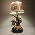 thumbnail image 4 of LED Night Light Cat Shaped Resin Statue Table Lamp Usb Rechargeable For Nursery Home Decor, 4 of 12