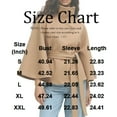 thumbnail image 2 of Wutalume Women's Fashion Solid Color Hooded Button Up Belted Trench Coat Jacket, Classic and Elegant Outerwear for Office and Casual Occasions,Khaki 2XL, 2 of 5