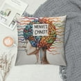 thumbnail image 2 of GOSMITH  Mental Health Pillow Cover, Counseling Office Decor, Anxiety Relief Pillow Cover, Mental Health Gifts, Therapy Office Decor, School Counselor Supplies, 2 of 5