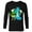 Black, variant on Disney and Pixar’s Monsters Mike and Sulley St. Patrick’s Day - Long Sleeve T-Shirt for Men - Customized-White