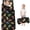 Monster Cartoon Truck Black Pattern-1, variant on Monster Cartoon Truck Black Pattern Teens Toddler Nap Mat with Pillow, Sleeping Mat Bag for Preschool Daycare 59"x22"