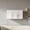 White 8, variant on Laundry Cabinet with 2 Removable Liner Bags, White Particle Board and MDF, 31.5x15.75x30.31 Inch Divided Hamper for Small Spaces