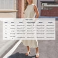 thumbnail image 6 of ZToonmas Women's Striped Crop Top and A-Line Midi Skirt Set Sleeveless Two-Piece Outfit for Spring and Summer, 6 of 6