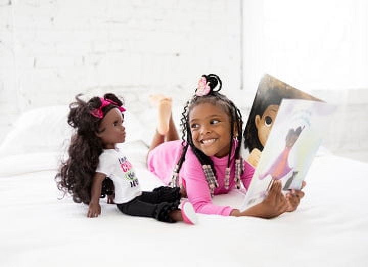 Early Affirmation Dolls Kyya Doll, 18 Inches Premium Talking Doll, African American, Black Hair