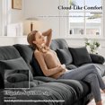 thumbnail image 5 of 173.2" Oversized Couch, 4 Seater Modular Sectional Sofa, Grey Large U Shaped Sectional Couches for Living Room, Fluffy Couch Set, Chenille Cloud Couch with Ottoman, Sofas for Living Room, 5 of 8