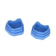 thumbnail image 4 of Juego de 6 bases para modelos dentales, kit de base para moldes de laboratorio dental, base de yeso para moldes dentales, tamaño grande, mediano y pequeño, color azul., 4 of 7
