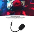 thumbnail image 3 of Micrófono Desmontable, Micrófono Para Juegos De Repuesto, Buena Compatibilidad, Cubierta De Esponja, Brazo Flexible Omnidireccional Para Auriculares G233 G433 GRPO, 3 of 7