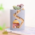 thumbnail image 2 of Macetas creativas para plantas suculentas, macetas, adornos para computadora, jardín, sala de estar，Conejo XianweiShao 8390605953804, 2 of 5