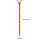 thumbnail image 3 of 10Pcs Plastic Tent Pegs, Plastic Tent Nails for Fixing Camping Tent Rain Tarps Garden Awnings Pegs for Outdoor orange color, 3 of 4