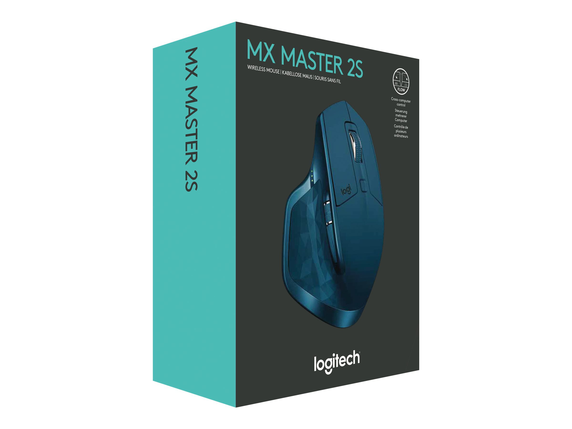 Logitech MX Master 2S - Mouse - laser - 7 buttons - wireless