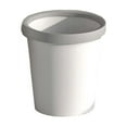 thumbnail image 2 of TIMIFIS Garbage Can Trash Can Bathroom Garbage Storage Bucket Living Room Plastic Trash Can Pressure Ring Garbage Basket Office Paper Kitchen Gadgets, 2 of 8