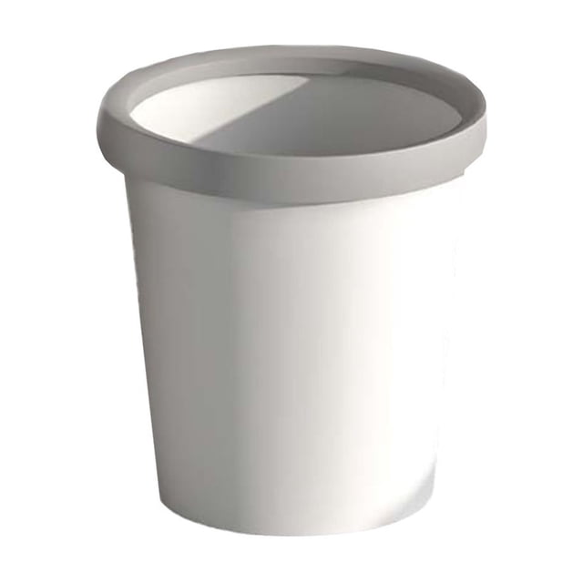 Yhmxh Trash Can Bathroom Garbage Storage Bucket Living Room Plastic Trash Can Pressure Ring Garbage Basket Office Paper Home and Kitchen kitchen Accessories kitchen Essentials