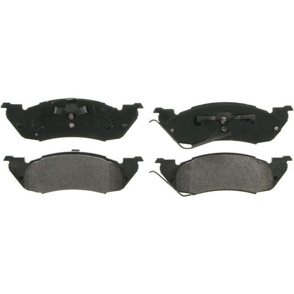 Front Brake Pad Set - Compatible with 1991 - 1998 Dodge Dakota 4WD 1992 1993 1994 1995 1996 1997
