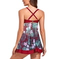 thumbnail image 4 of Women Two Piece Swimsuit Tankini Floral Tops with Shorts Swimwear Swimsuits, 4 of 4