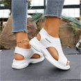 thumbnail image 6 of Orthopedic Sneakers for Women 2026 Summer Comfortable Platform Hollow Out Breathable Wedge Sneakers Arch Support Closed Toe Sandals Wid Width Sport Sandals with Ankle Strap Dress Beach Shoes 40, 6 of 6