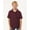 Maroon, variant on AllPro 62800Y Youth Pique Polo-Kelly Green-S