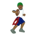 thumbnail image 6 of Personalized Flag Football Ornament 2024 African American Male Player 1 Count - Ornaments by Elves, 6 of 10
